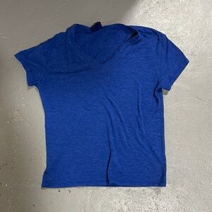 Blue V-Neck girls Top firehouse size xl